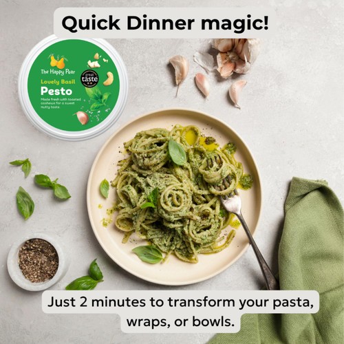 The Happy Pear Lovely Basil Pesto