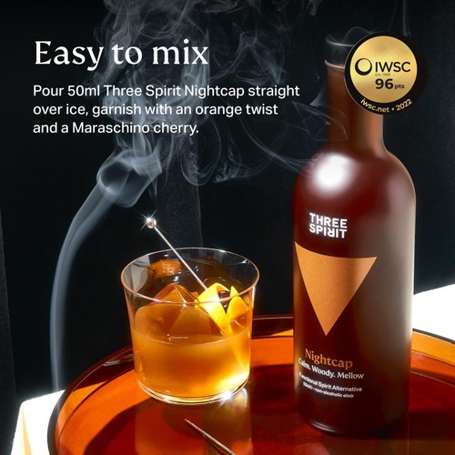 Three Spirit Nightcap Functional Non-Alcoholic Spirit Alternative