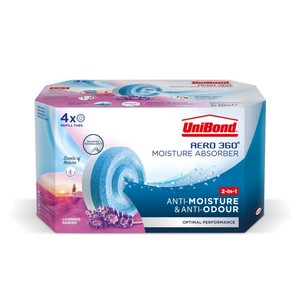 Unibond AERO 360 Moisture Absorber Lavender Refill Tab