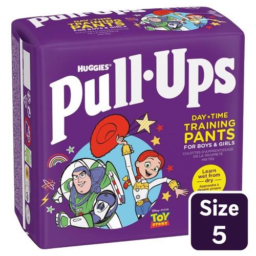 Huggies Pull-Ups Day Time Unisex Nappy Pants - Size 5 - 24 Pants
