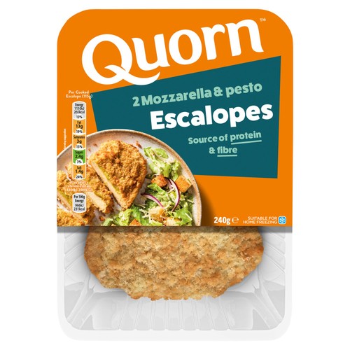 Quorn Mozzarella & Pesto Vegetarian Escalopes