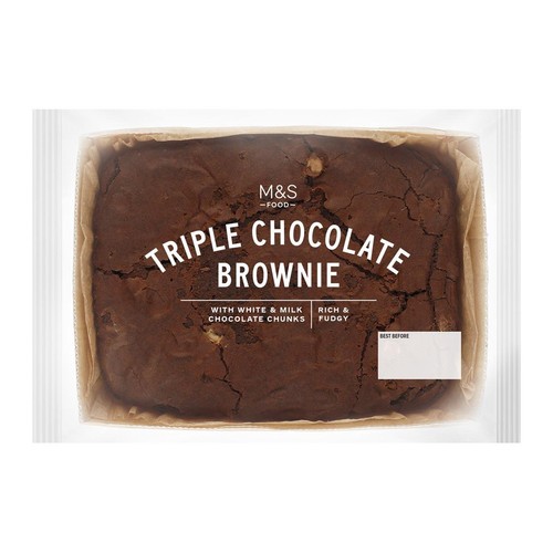 M&S Triple Chocolate Brownie
