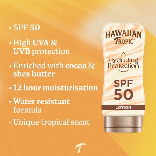 Hawaiian Tropic Hydrating Protection SPF 50 Sun Lotion
