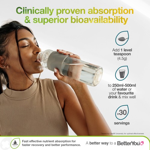 BetterYou Magnesium Max Lemon & LimePowder