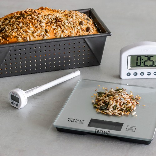 Taylor Pro Silver Kitchen Weighing and Measuring Set