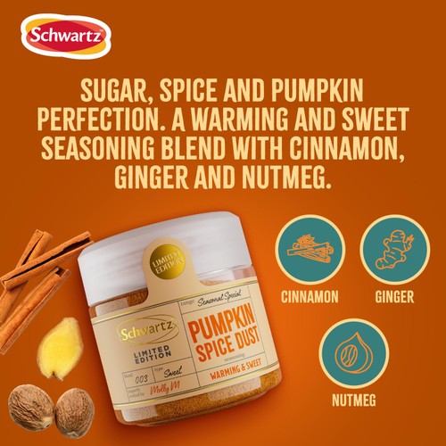 Schwartz Limited Edition Pumpkin Spice Dust Seasoning