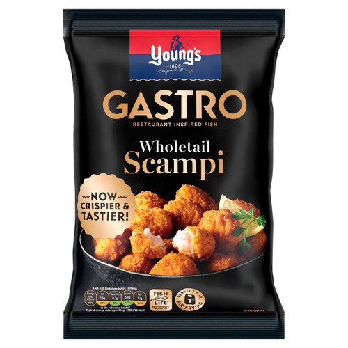 Young's Gastro Wholetail Scampi Frozen 