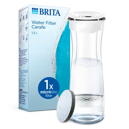 BRITA Water Filter Carafe White (1.3L) 