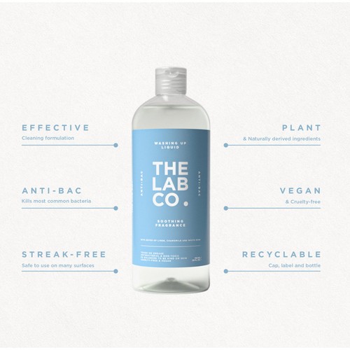 The Lab Co. Soothing Washing Up Liquid