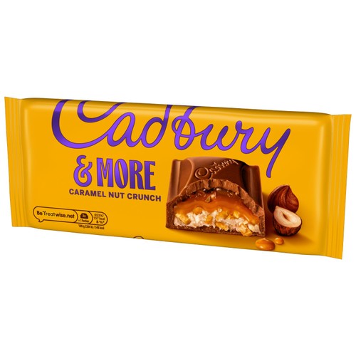 Cadbury Dairy Milk & More Caramel Nut Crunch