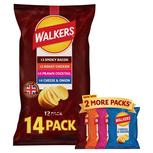 Walkers Meaty Variety Multipack Crisps