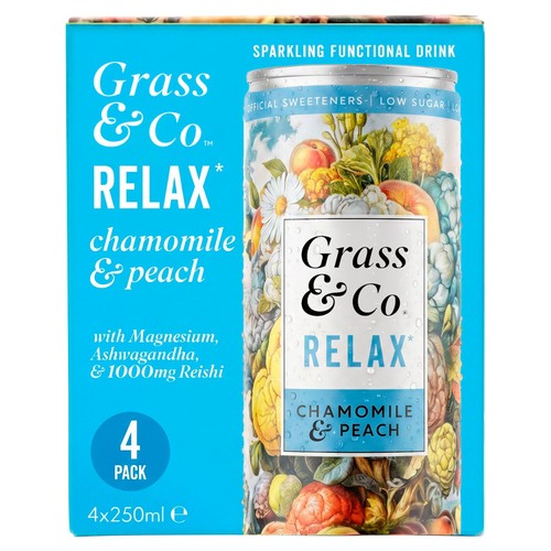 Grass & Co. Liquid RELAX Reishi Nootropic Drink
