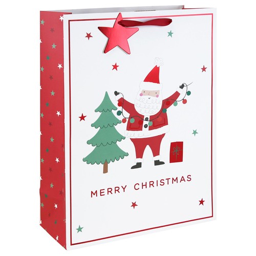  Santa Merry Christmas Extra Large Gift Bag