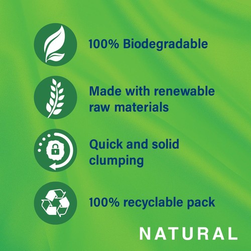 Catsan Natural 100% Biodegradable Clumping Odour Control Cat Litter 