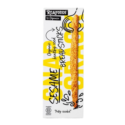 Realfoods Organic Sesame Breadsticks