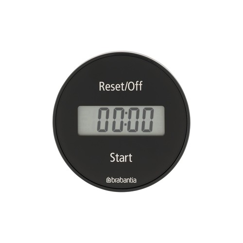 Brabantia Tasty + Magnetic Kitchen Timer Dark Grey