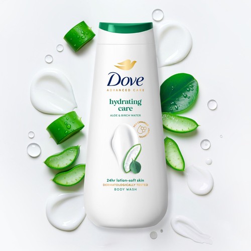 Dove Hydrating Advanced Care Body Wash Shower Gel Aloe Vera & Birch Water -  Ocado