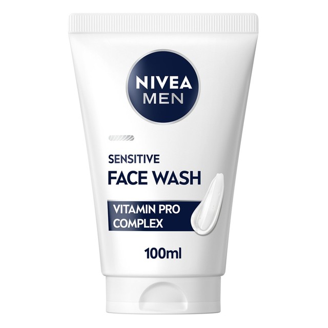 Nivea Men Sensitive Face Wash with 0% Alcohol Gentle Face Wash 100ml