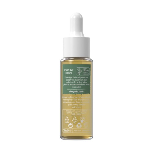 Dr Organic Ageless with Seaweed Overnight Recovery Oil