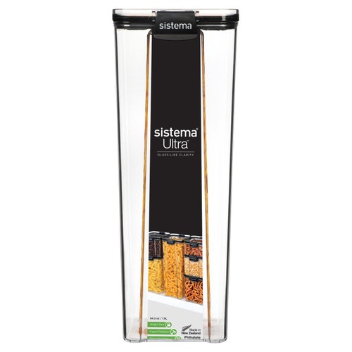 Sistema Ultra Tritan 1.9L Square Food Storage Container Airtight