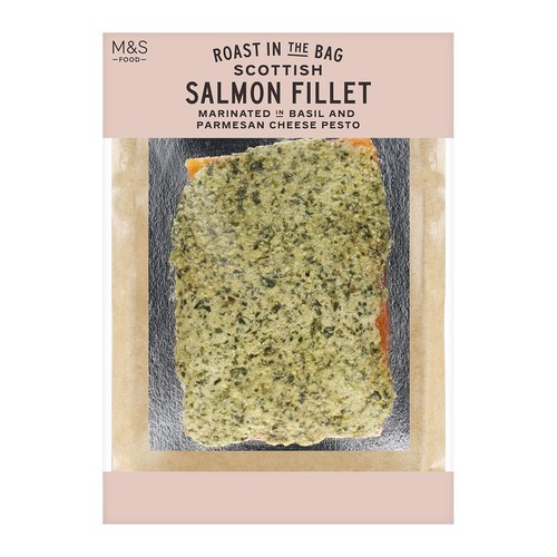 M&S Roast in a bag Salmon