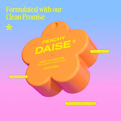 DAISE Peachy Fragrance Body Mist in Berry & Mandarin