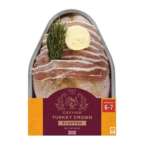 M&S British Oakham Turkey Crown with Chestnuts, Pancetta, Orange & Thyme