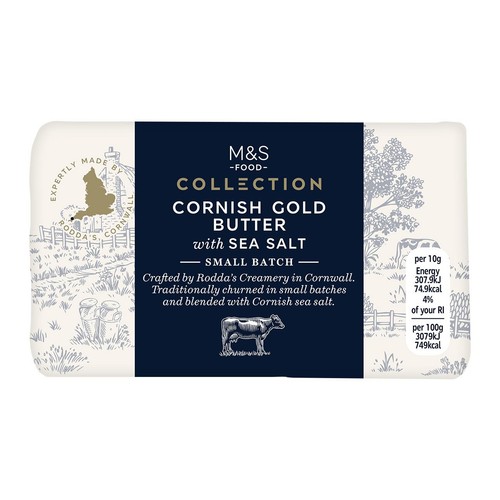M&S Cornish Gold Butter With Sea Salt