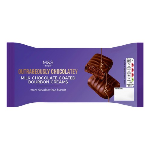 M&S Milk Chocolate Coated Bourbon Cream