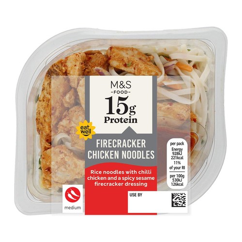 M&S Firecracker Chicken Noodles