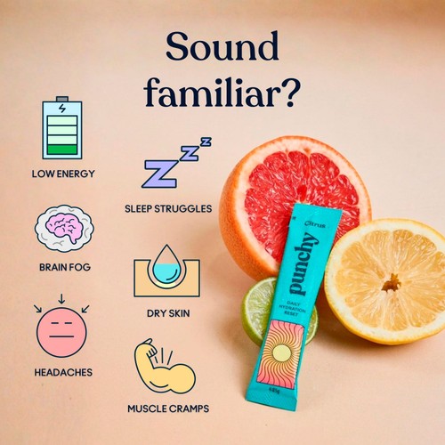Punchy Citrus Electrolyte Sachets