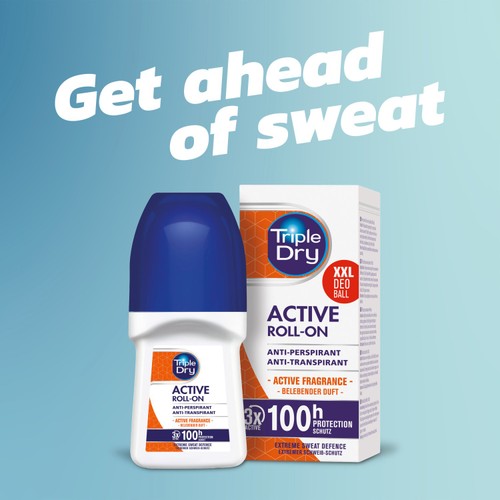 Triple Dry Active Fragrance Anti-Perspirant Roll On Men 100-Hours