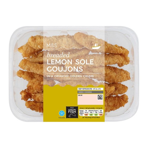 M&S Breaded Lemon Sole Goujons