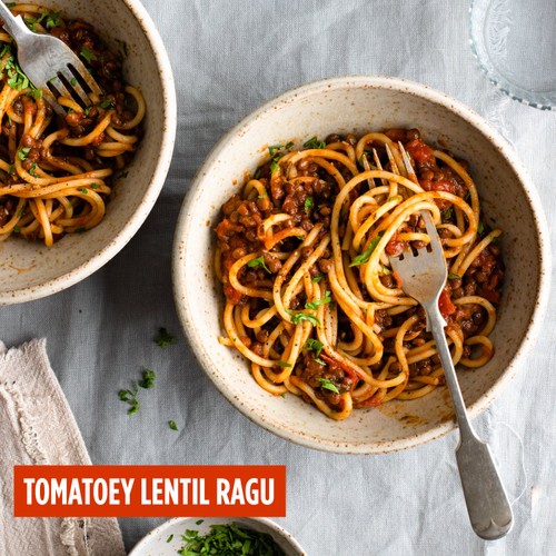 Merchant Gourmet Tomatoey French Puy & Green Lentils 