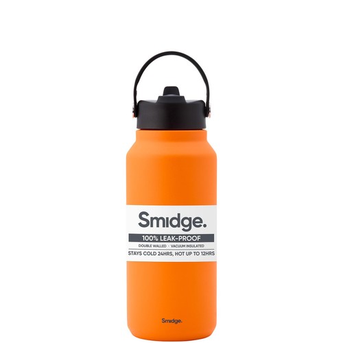 Smidge Flip Straw Bottle Citrus 900ml