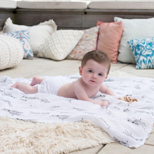 Aden + Anais Muslin Swaddles Safari Babes