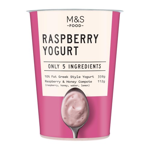 M&S Only 5 Ingredients Raspberry Yogurt