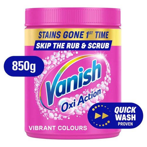 Vanish Oxi Action Fabric Stain Remover Powder Colours 