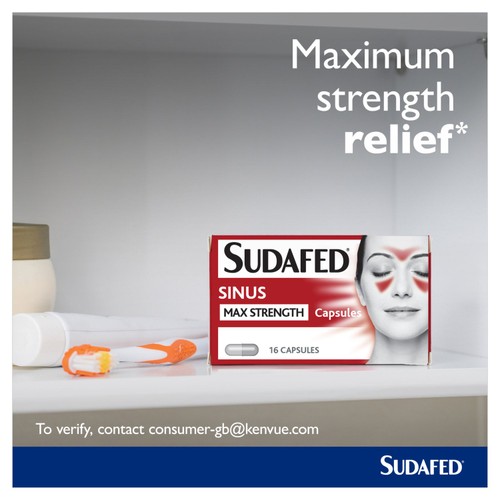 Sudafed Sinus Max Strength Capsules