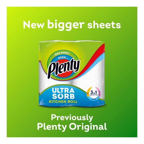 Plenty Ultrasorb Kitchen Roll