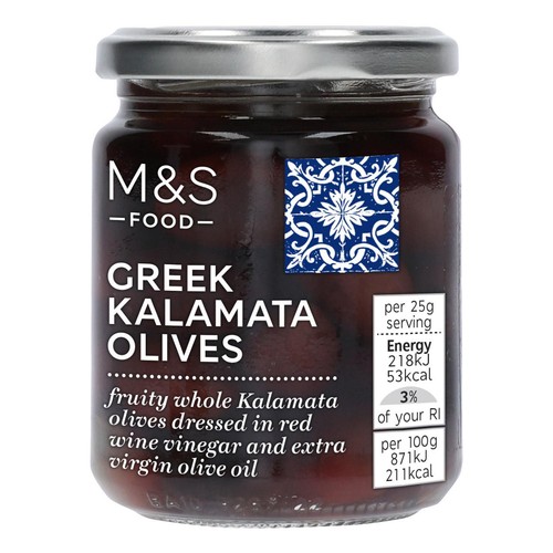 M&S Whole Kalamata Olives 