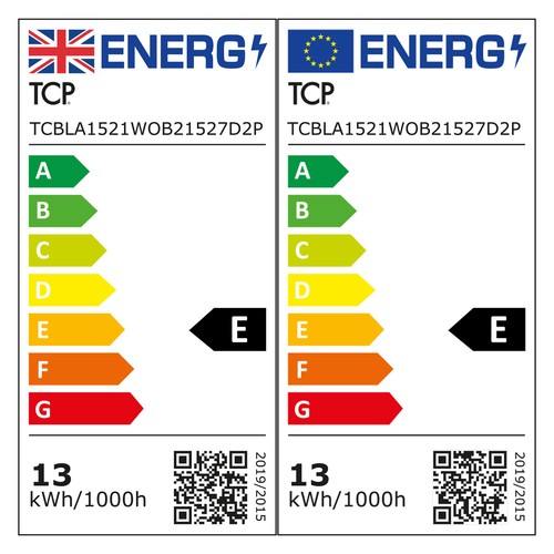 TCP LED Classic 1521L B22 13W Dimmable Warm White