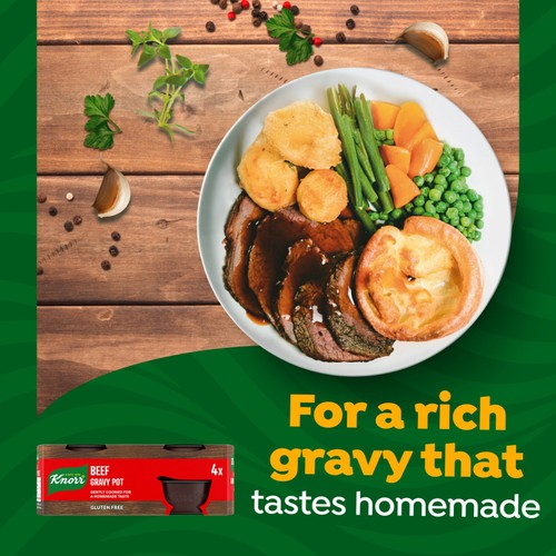 Knorr 4 Beef Gravy Pots