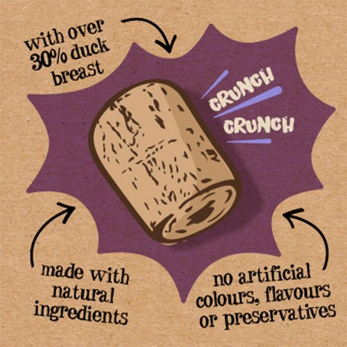 Good Boy Crunchies Duck Mini Reward Dog Treats