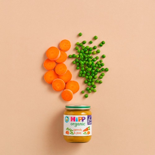 HiPP Organic Carrots & Peas Baby Food Jar 6+months