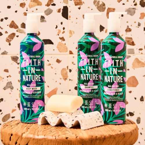 Faith In Nature Lavender & Geranium Conditioner 500ml in Aluminium Bottle