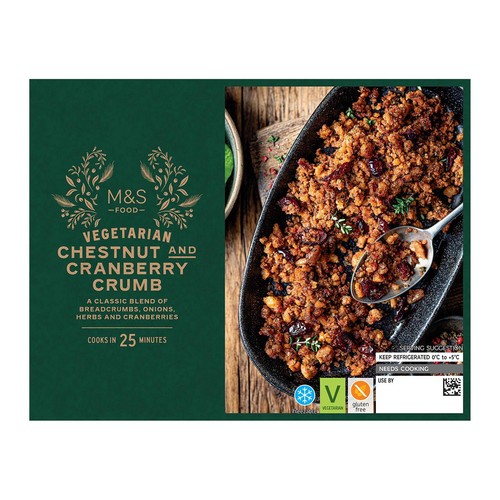 M&S Vegetarian Chestnut & Cranberry Crumb