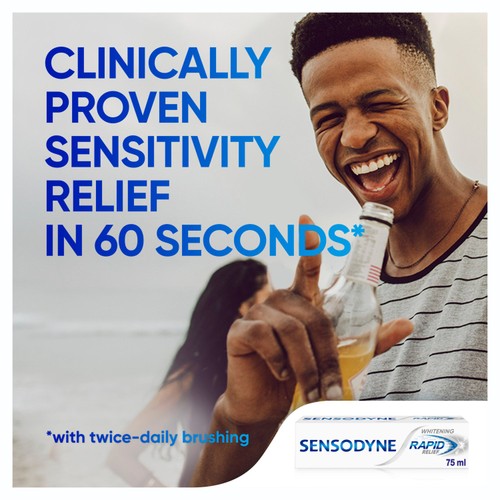 Sensodyne Rapid Relief Sensitive Whitening Toothpaste