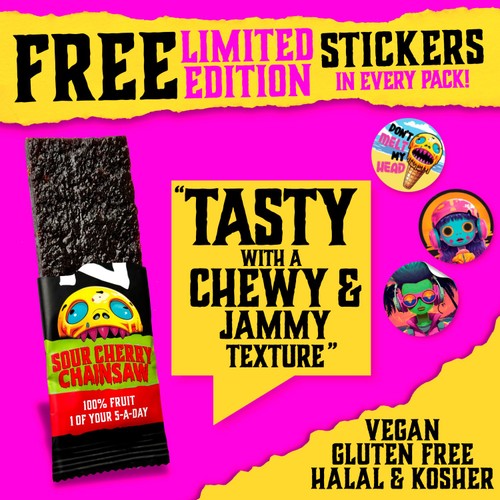 Zombie Fruit Bars Variety Sours Multipack
