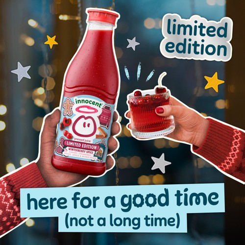 Innocent Winter Berry Spice Juice Limited Edition